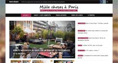 Desktop Screenshot of millechosesaparis.com